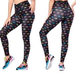 Zumba Luck High Waisted Ruched Leggings